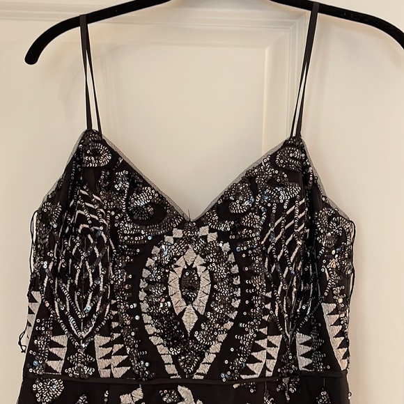 Aidan Mattox Sequin Evening Gown - Picture 2 of 4